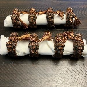 NEW Set of 8 Medieval Napkin rings